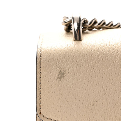 Gucci Textured Calfskin Crystal Small Dionysus Shoulder Bag Mystic White 11 of 11