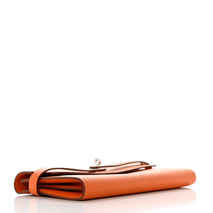 Hermes Epsom Kelly Longue Wallet Orange 4 of 9