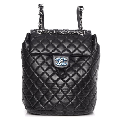 Chanel Lambskin Quilted Small Urban Spirit Backpack Black 1 of 10