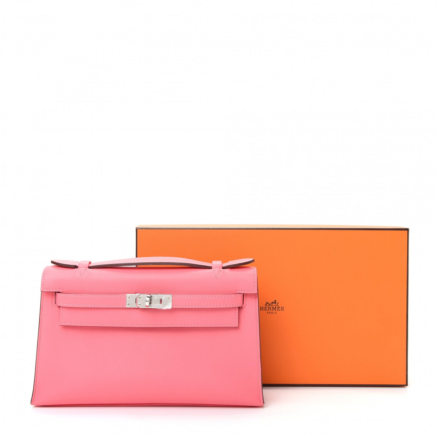 Swift Kelly Pochette Clutch Rose Azalee