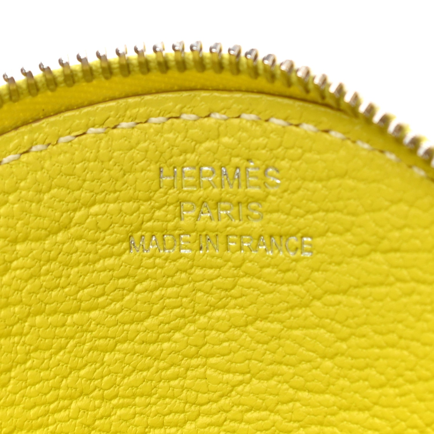 Hermes Chevre Mysore Tutti Frutti Citron Coin Purse Charm Lime 4 of 6