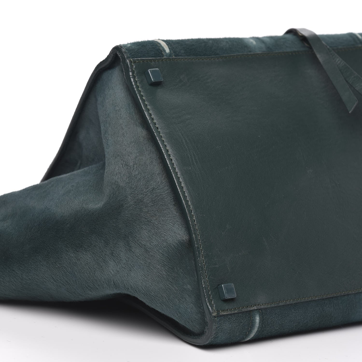 Celine Pony Hair Small Phantom Luggage Jade 8 of 24