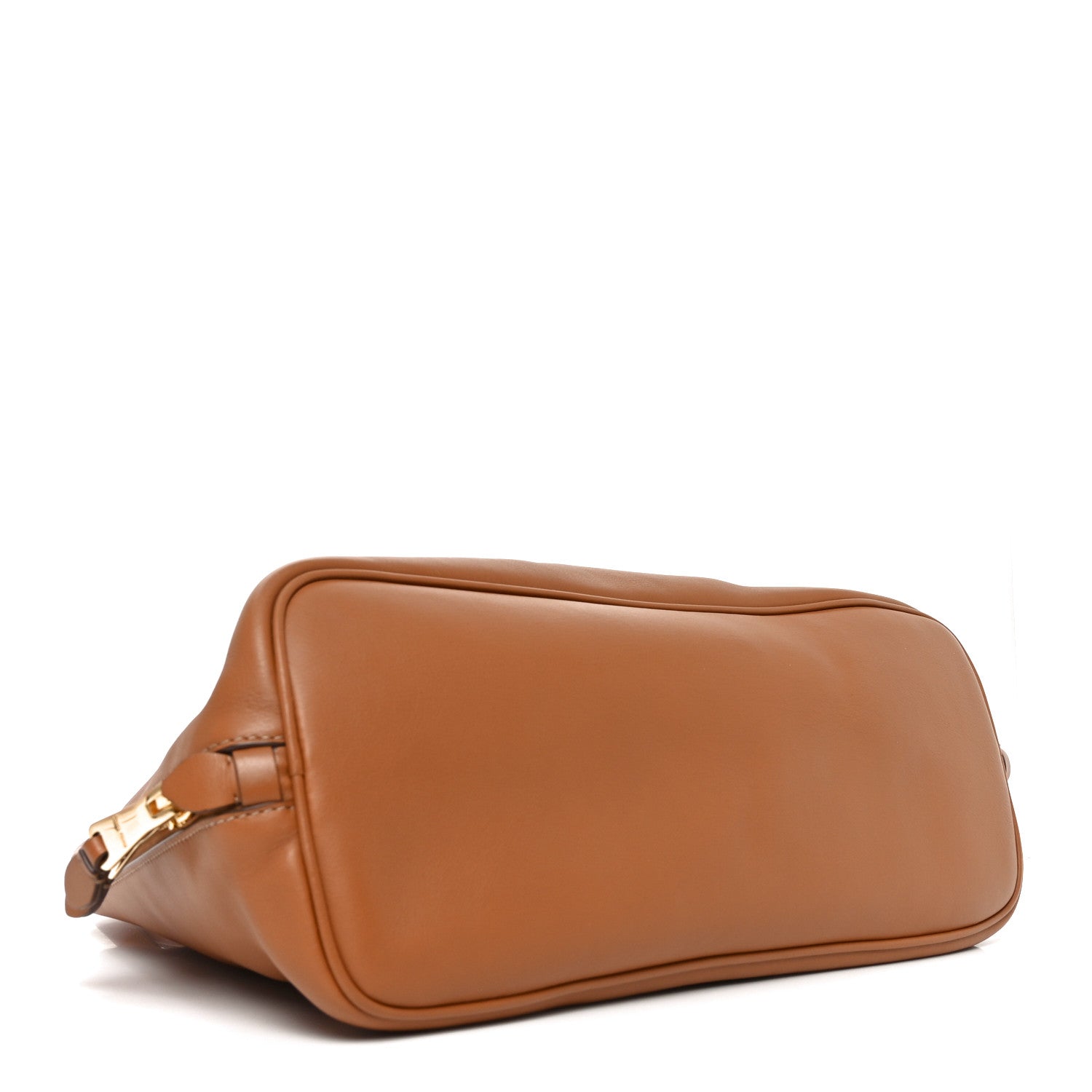 Miu Miu Soft Calf Top Handle Shoulder Bag Cognac 4 of 10
