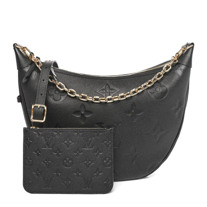 Louis Vuitton Empreinte Monogram Giant Loop Hobo Black 3 of 10