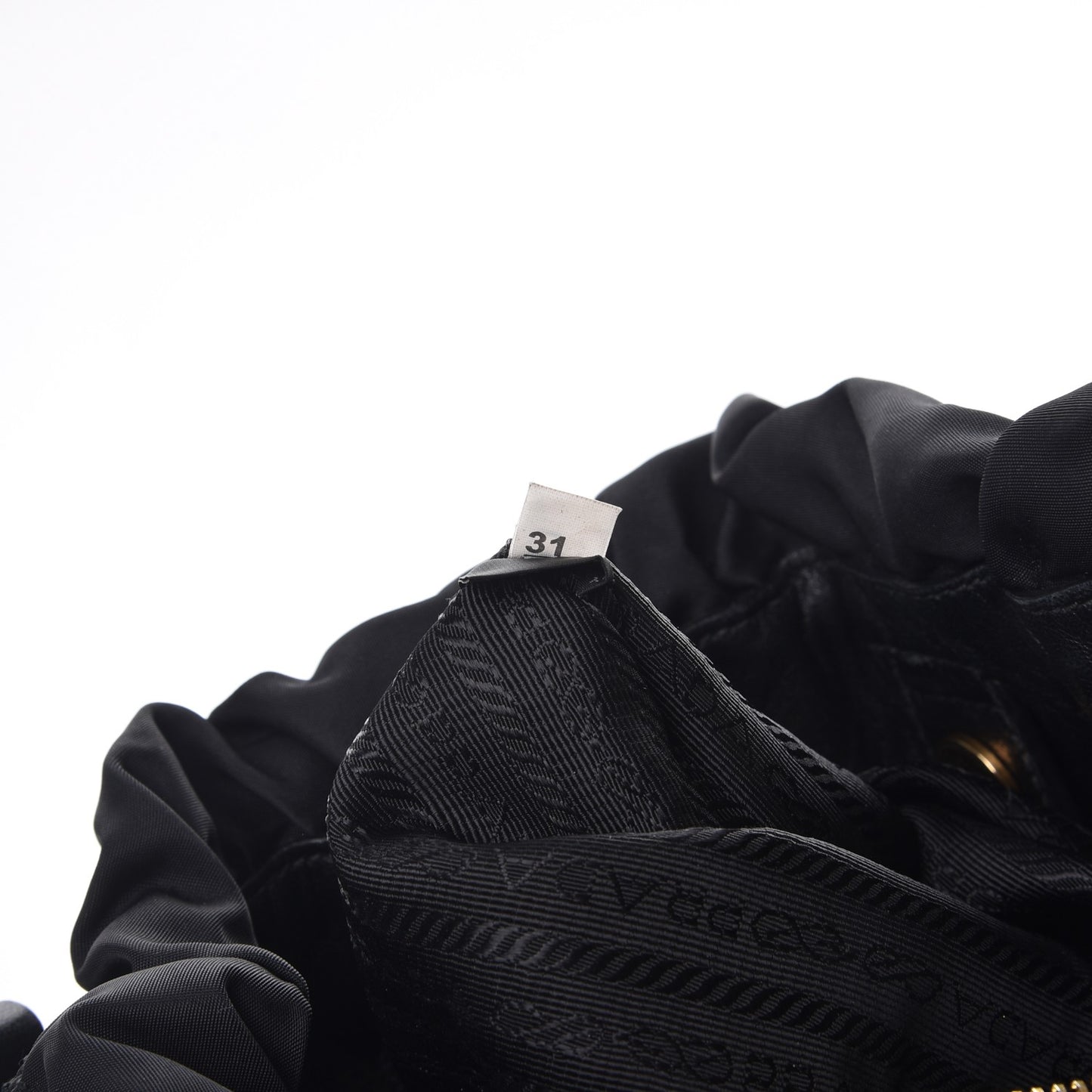 Tessuto Nylon Jacquard Logo Tote Nero Black