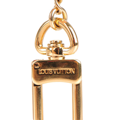 Louis Vuitton Metal Pochette Extender Key Ring Chain Gold 4 of 5