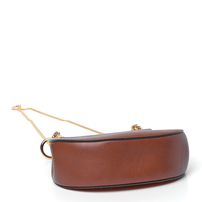 Chloe Suede Smooth Calfskin Drew Shoulder Bag Classic Tobacco 3 of 4