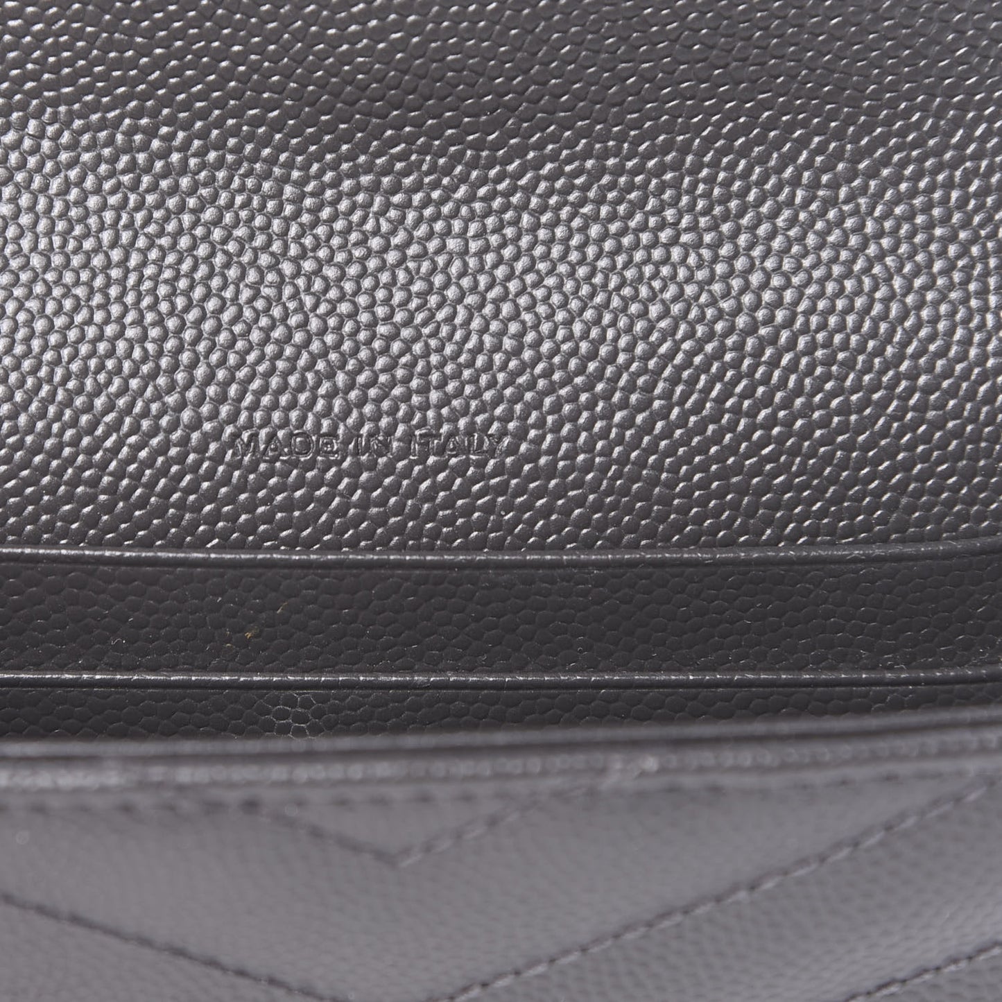 Grain De Poudre Matelasse Chevron Small Monogram Envelope Wallet Earth