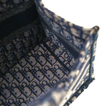 Christian Dior Oblique Medium Book Tote Blue Multicolor 10 of 10