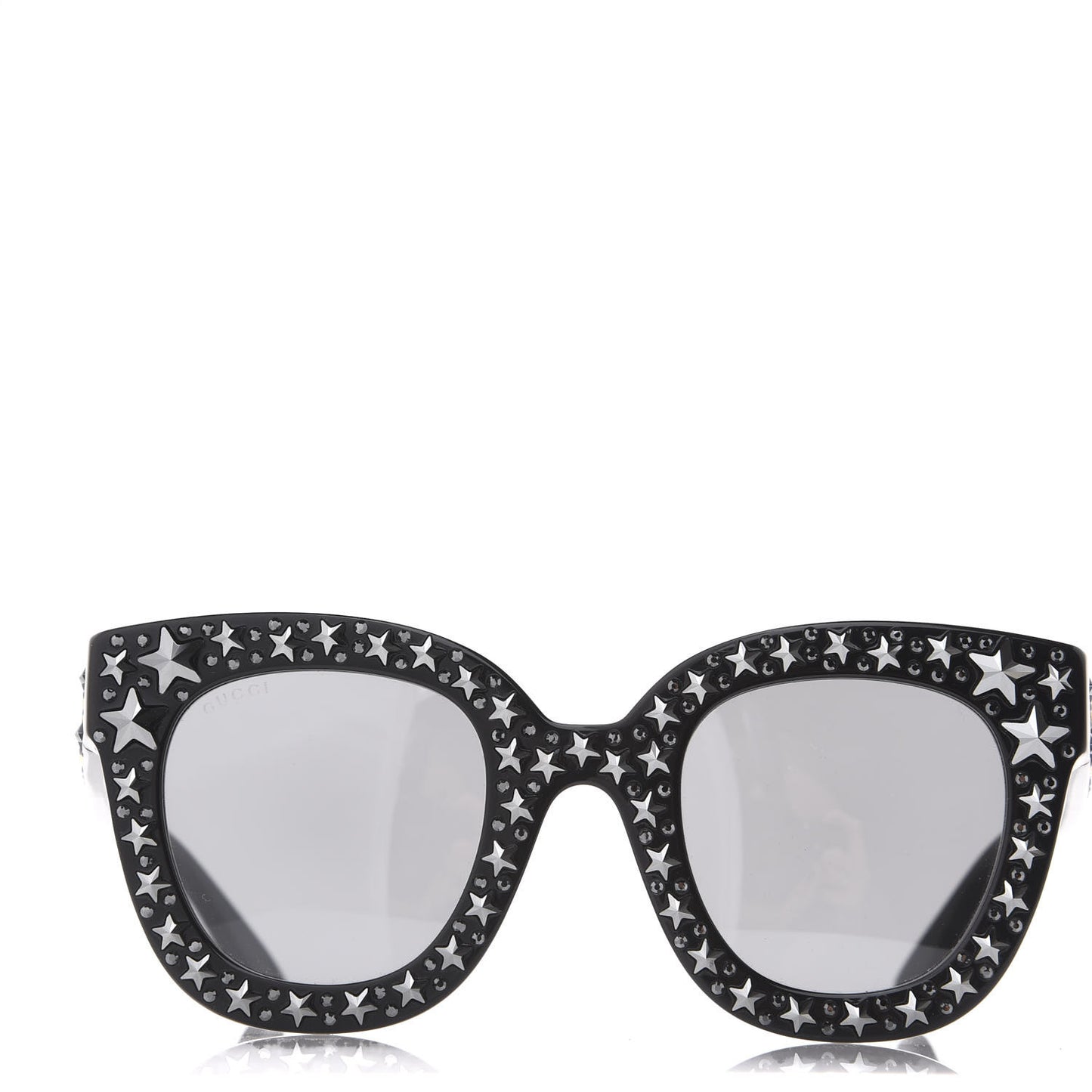 Acetate Stars Cat Eye Sunglasses GG0116S Black