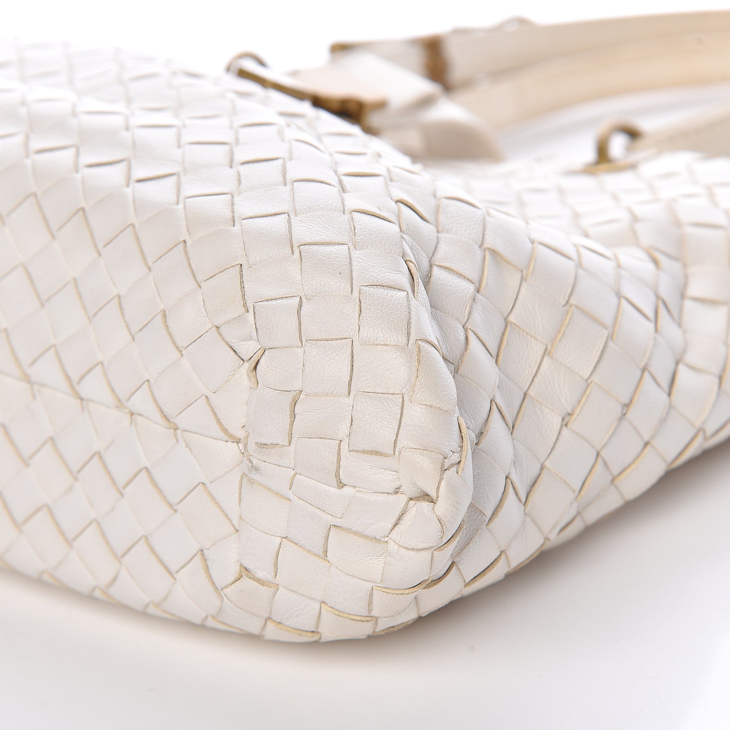 Bottega Veneta Nappa Intrecciato Small Capri Tote White 9 of 13