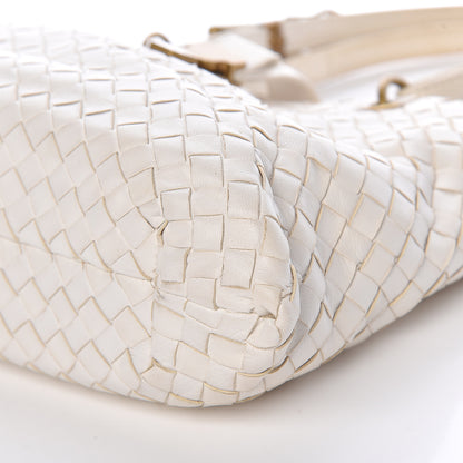 Bottega Veneta Nappa Intrecciato Small Capri Tote White 9 of 13