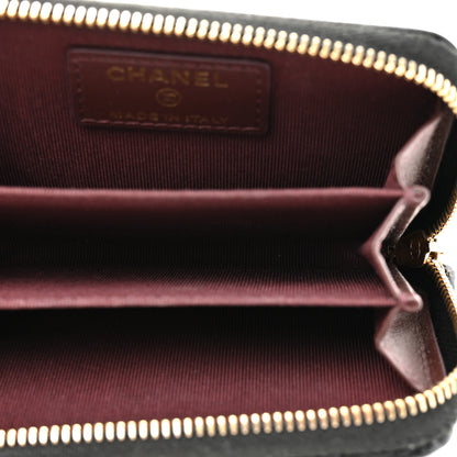 Chanel Caviar Quilted Zip Coin Purse Black 5 of 8