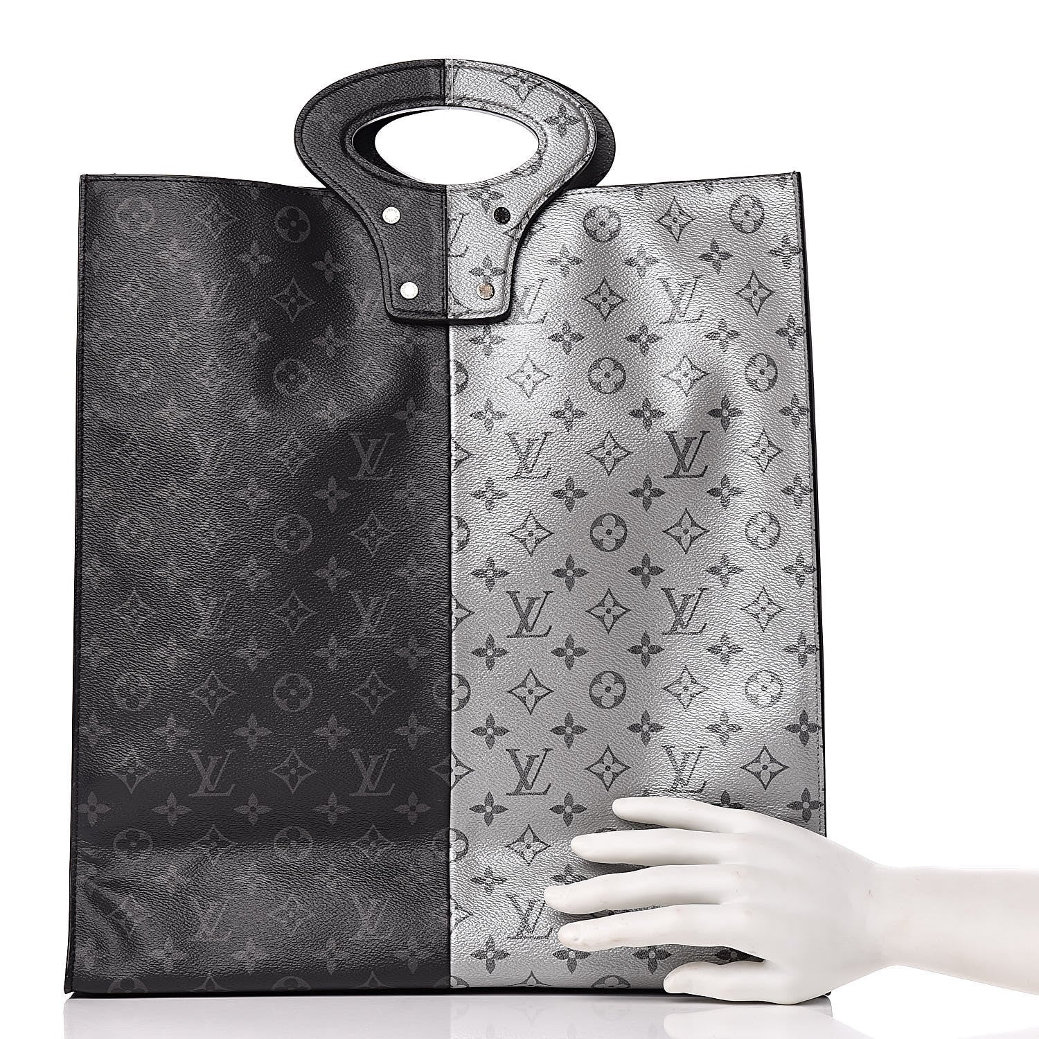 Louis Vuitton Monogram Eclipse Split Tote 2 of 11