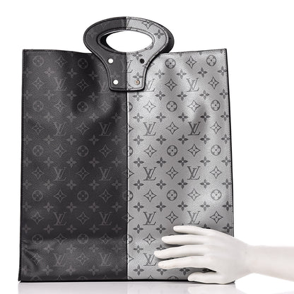Louis Vuitton Monogram Eclipse Split Tote 2 of 11