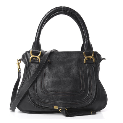 Chloe Calfskin Medium Marcie Satchel Black 1 of 8