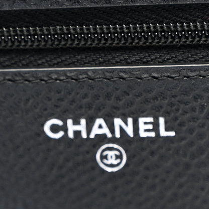 Chanel Caviar Quilted Wallet on Chain WOC Black 6 of 11