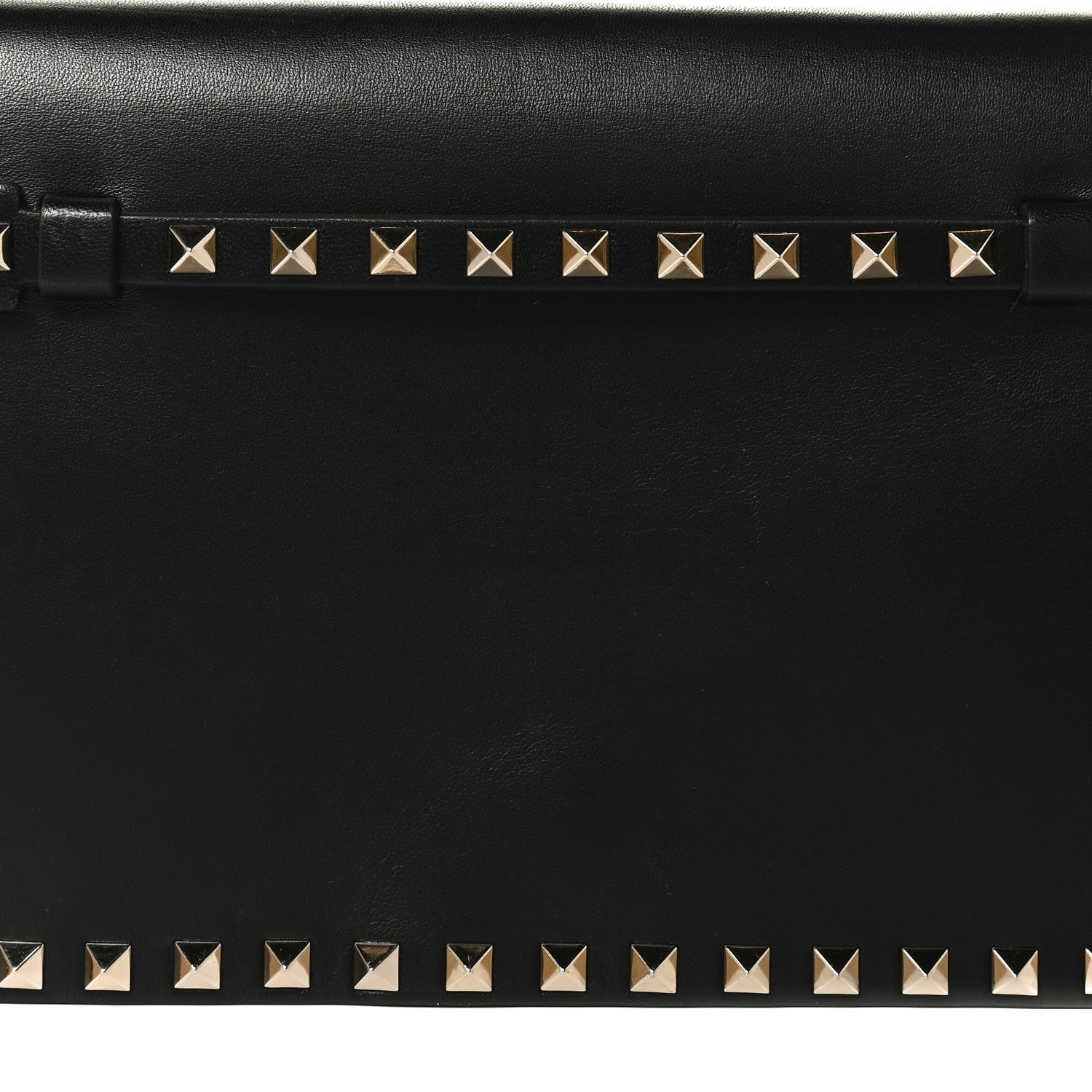 Valentino Garavani Nappa Rockstud Wristlet Clutch Black 9 of 14