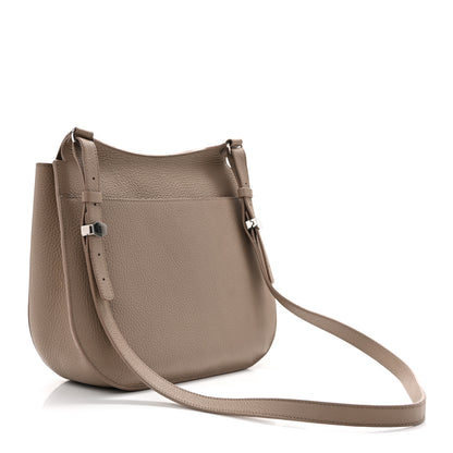 The Row Grained Calfskin Hunting Bag II Stone 3 of 15