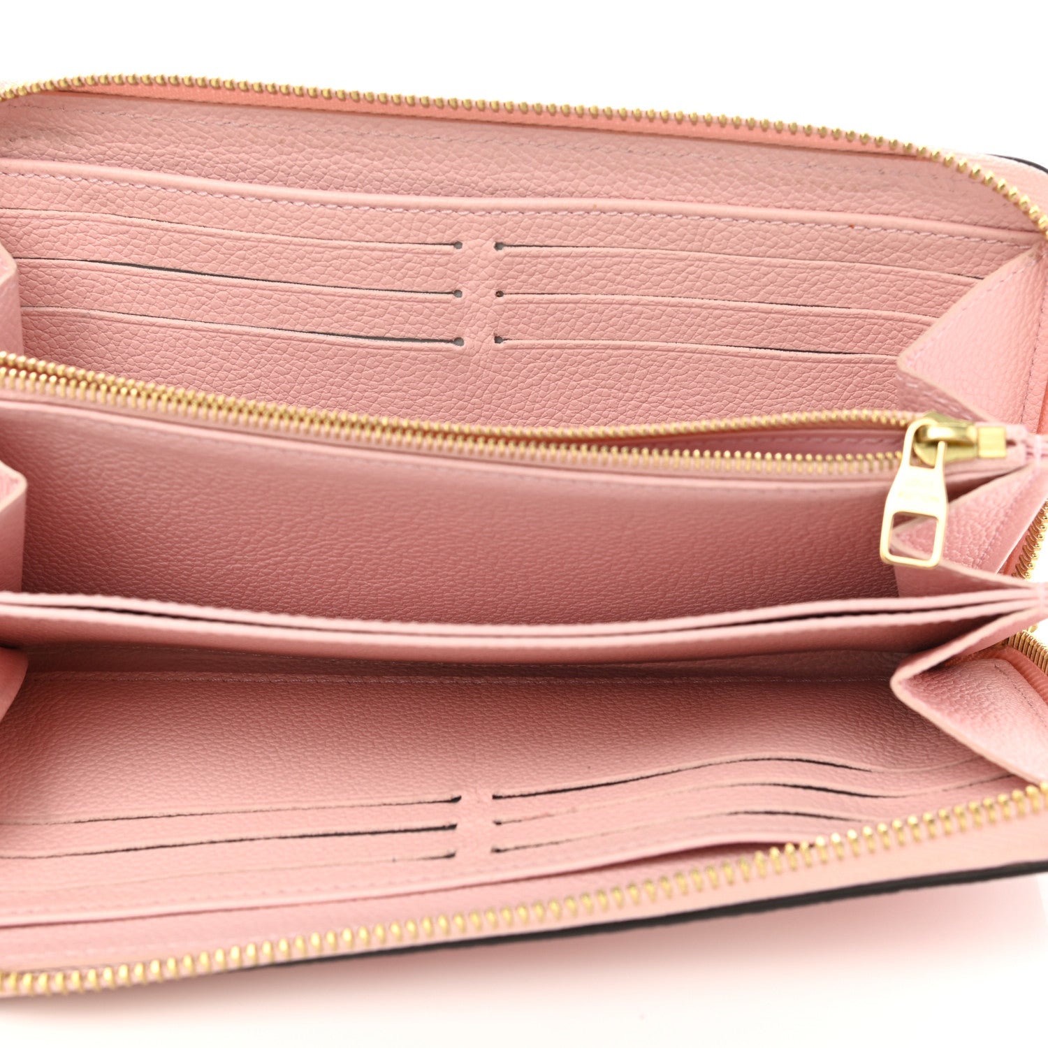 Louis Vuitton Empreinte Monogram Giant By The Pool Zippy Wallet Bouton De Rose 4 of 9