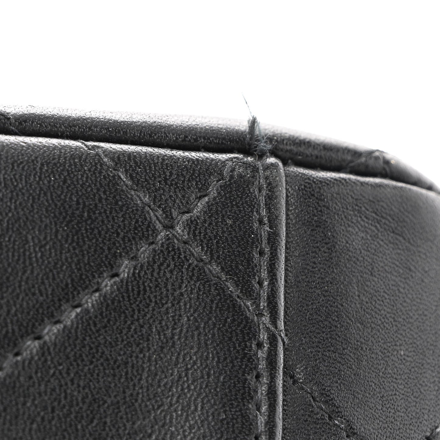 Lambskin Quilted XL Jumbo Single Flap Black