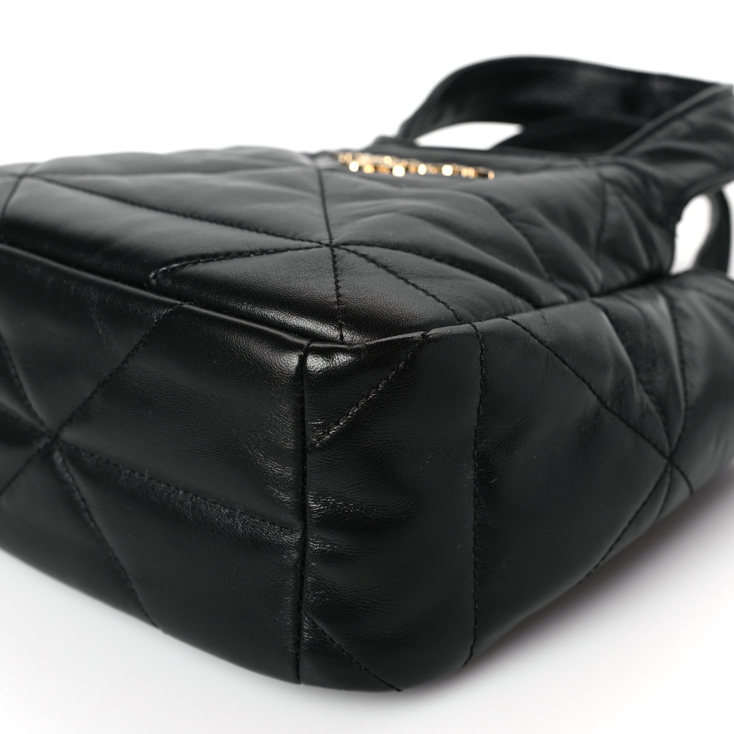 Prada Nappa Quilted Dynamique Tote Black 8 of 8