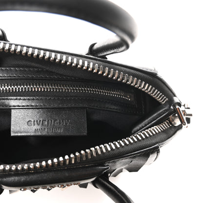 Givenchy Calfskin Fringe Mini Antigona Black 6 of 10