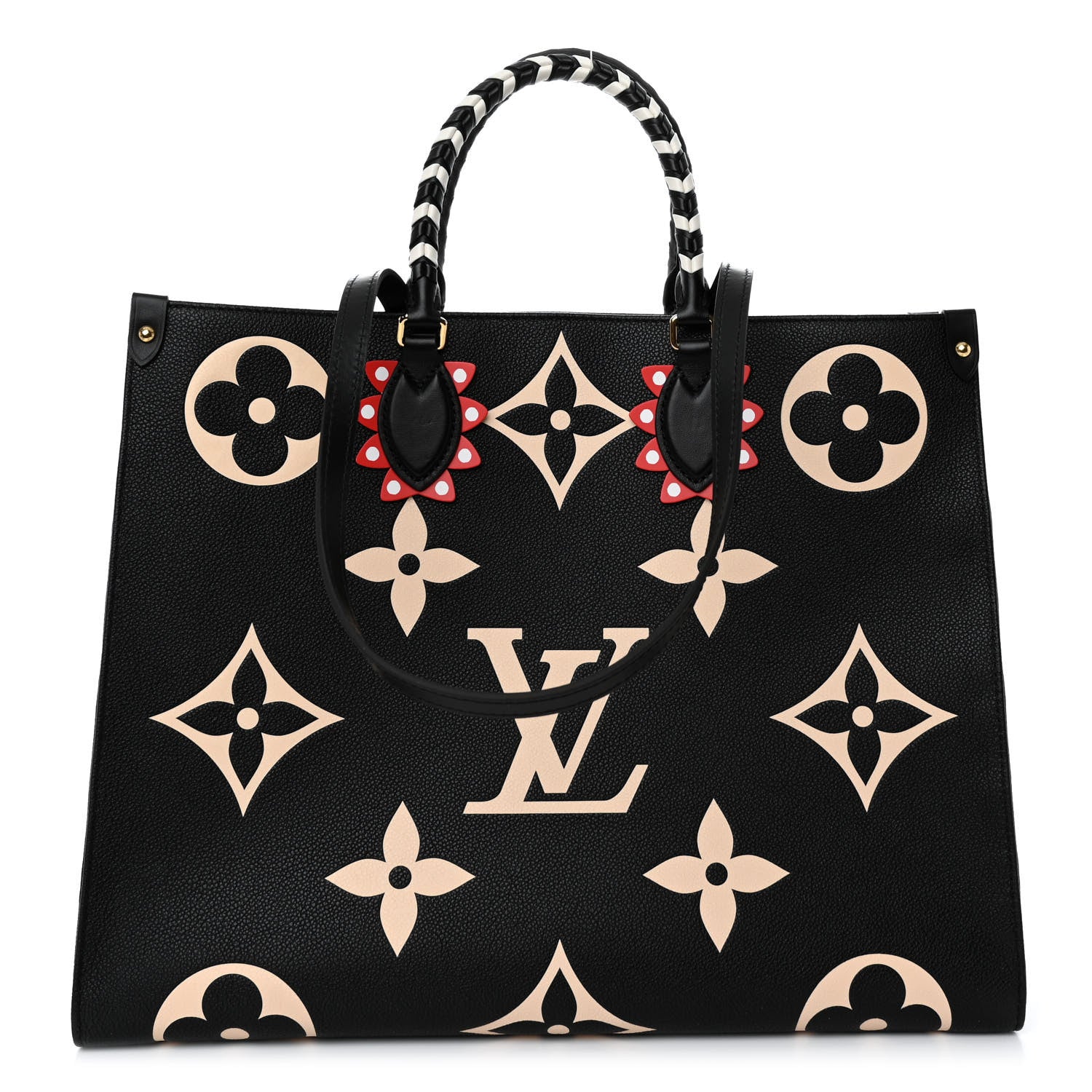 Louis Vuitton Empreinte Monogram Giant Crafty Onthego GM Black Creme 1 of 9