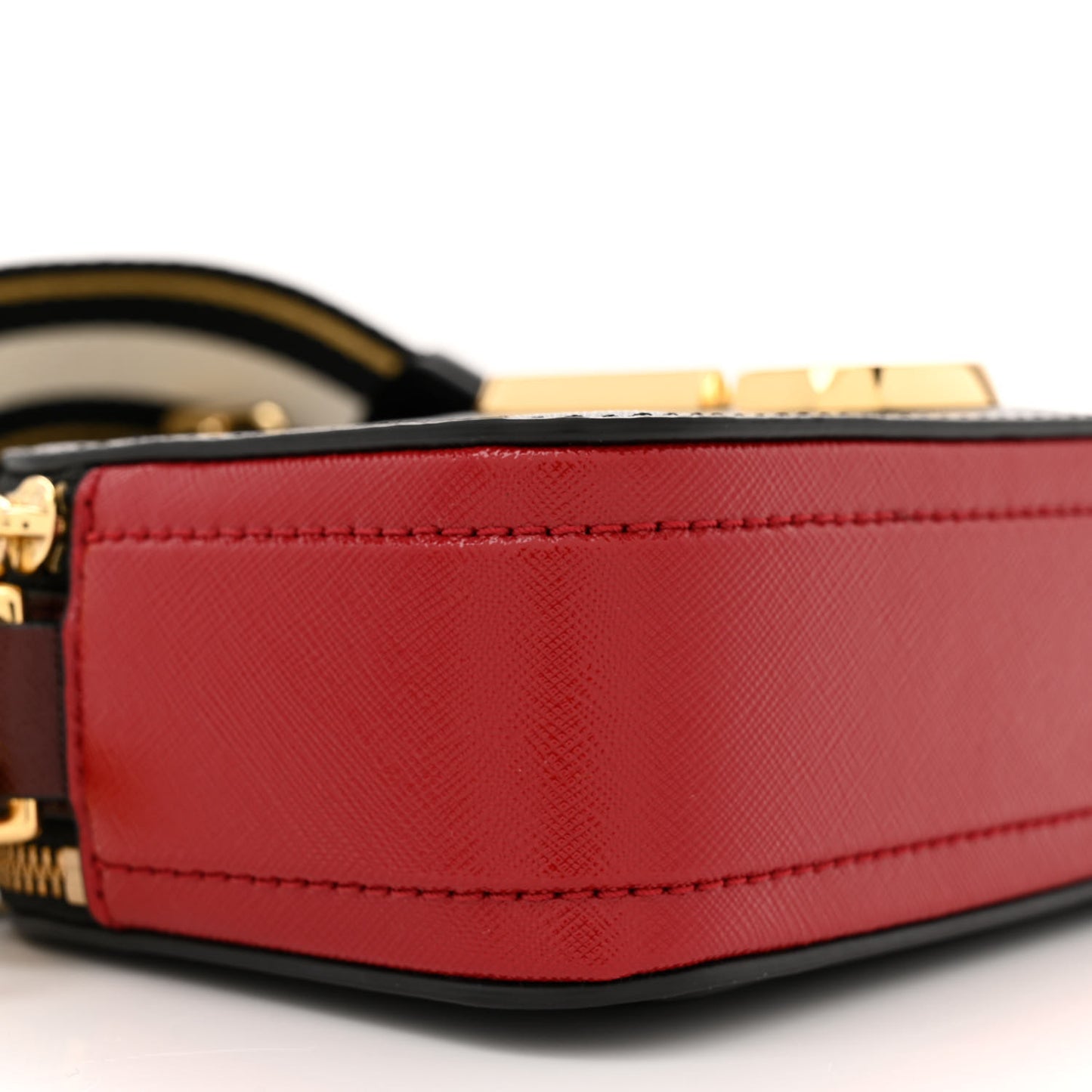 Saffiano Snapshot Camera Bag Black Multi