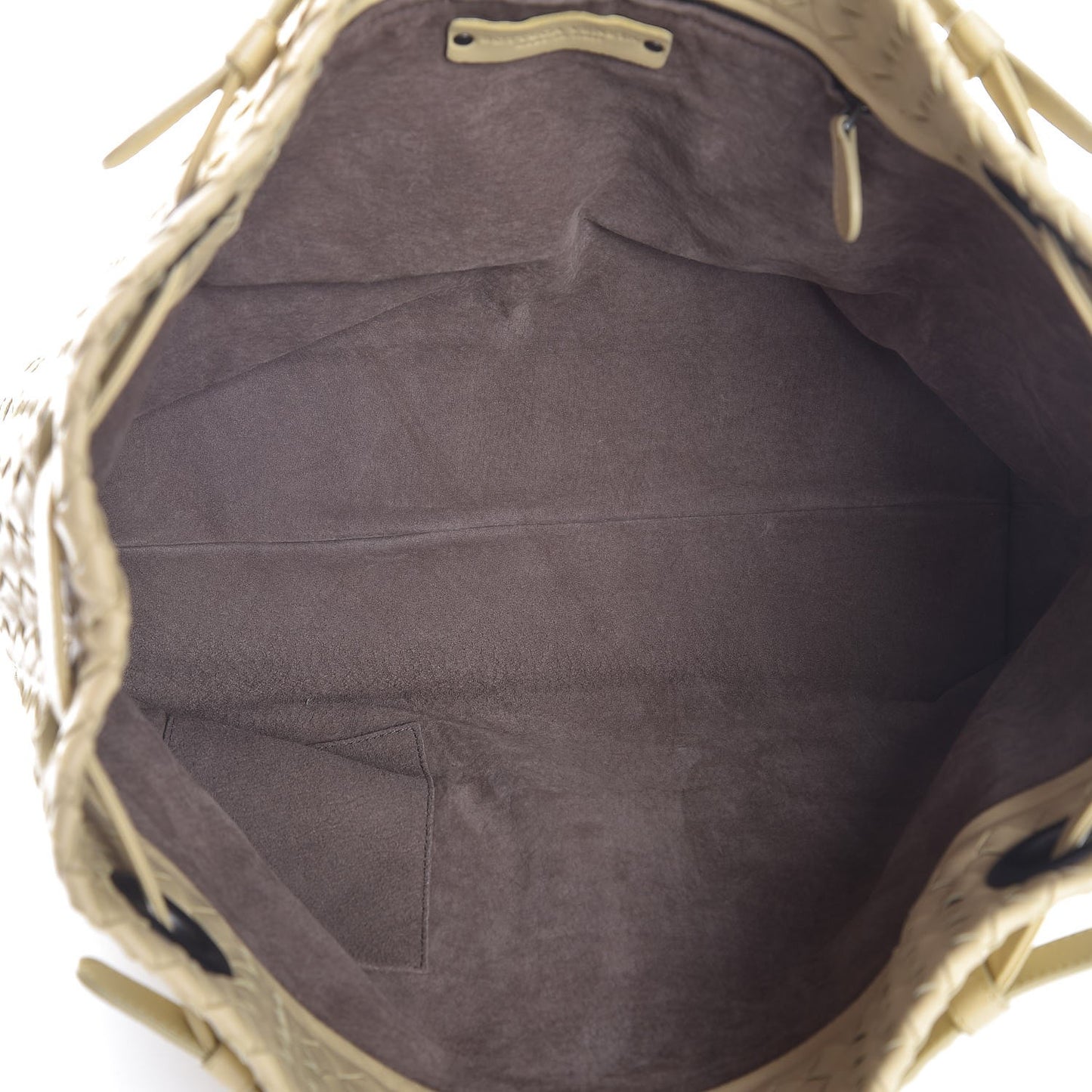 Nappa Intrecciato Medium Garda Shoulder Bag Paille