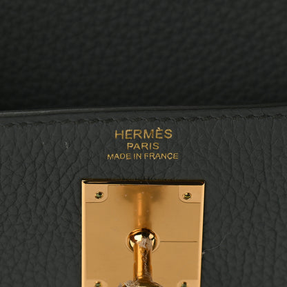 Hermes Togo Kelly Retourne 28 Vert Amande 5 of 10