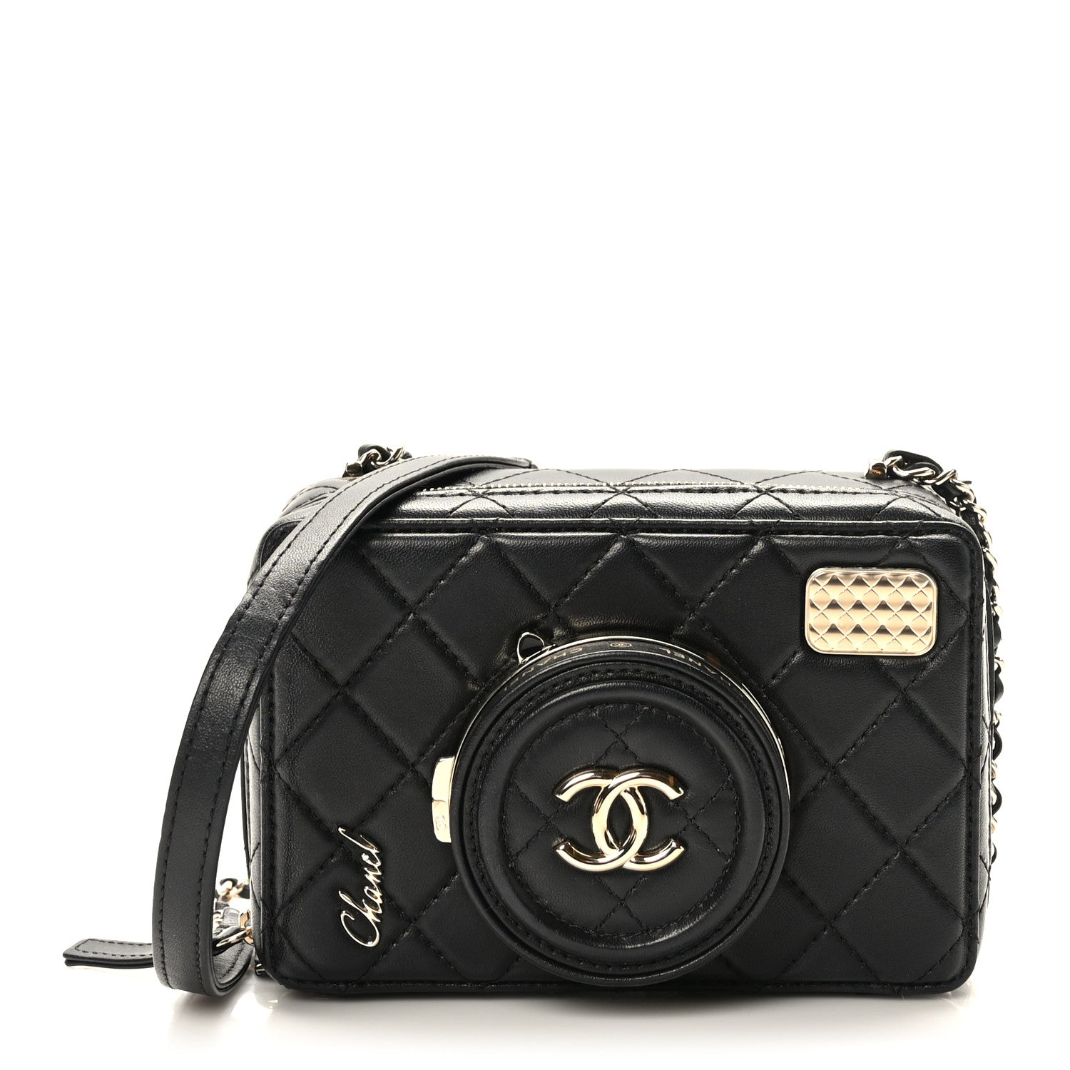 Chanel Lambskin Quilted Coco Click Bag Black 1 of 11
