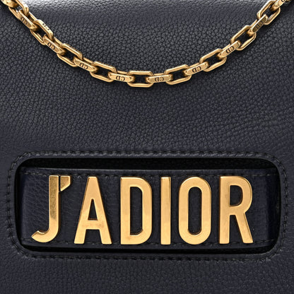 Christian Dior Grained Calfskin J'Adior Chain Flap Bag Blue 8 of 14