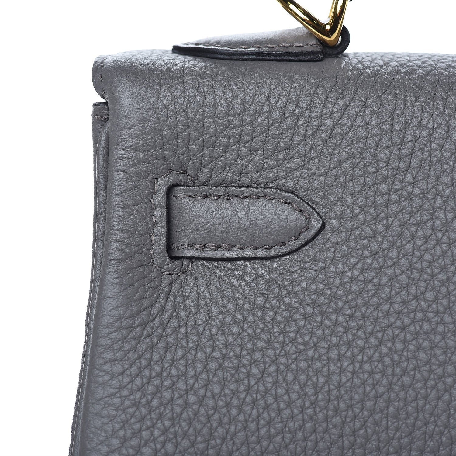 Hermes Togo Kelly Retourne 25 Etain 20 of 32