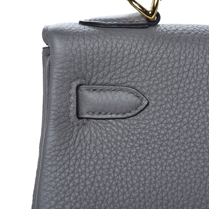 Hermes Togo Kelly Retourne 25 Etain 20 of 32