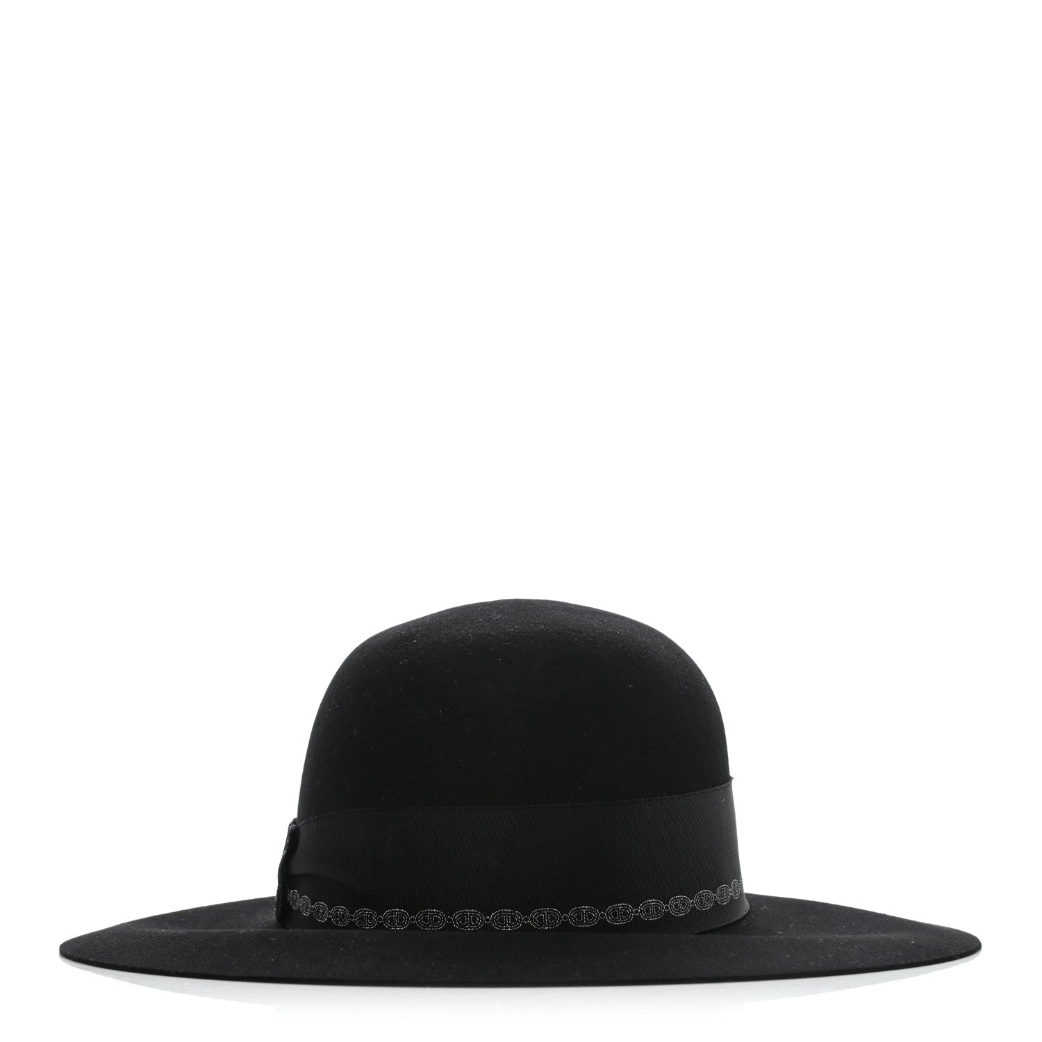 Hermes Rabbit Felt Betty Hat 58 Black 3 of 9
