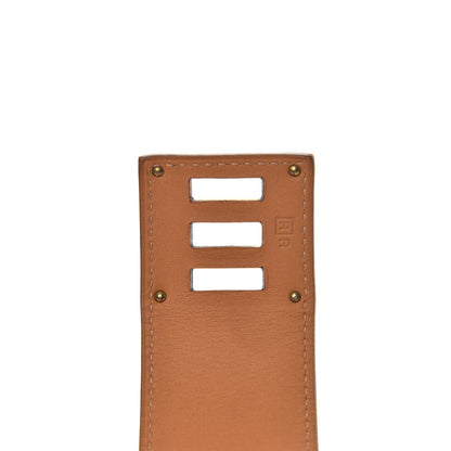 Hermes Natural Barenia Kelly Dog Cuff T3 Fauve 4 of 6