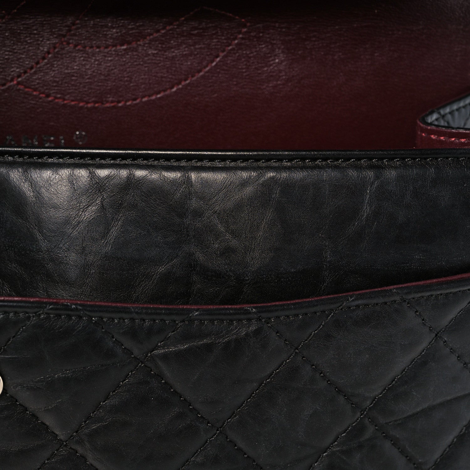 Chanel Aged Calfskin Quilted 2.55 Reissue 227 Flap Black 18 of 18