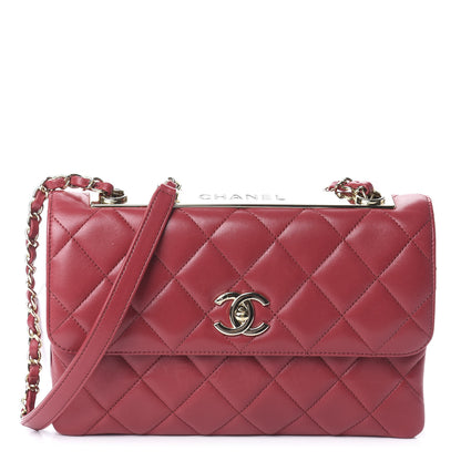 Chanel Lambskin Quilted Medium Trendy CC Flap Red 1 of 9
