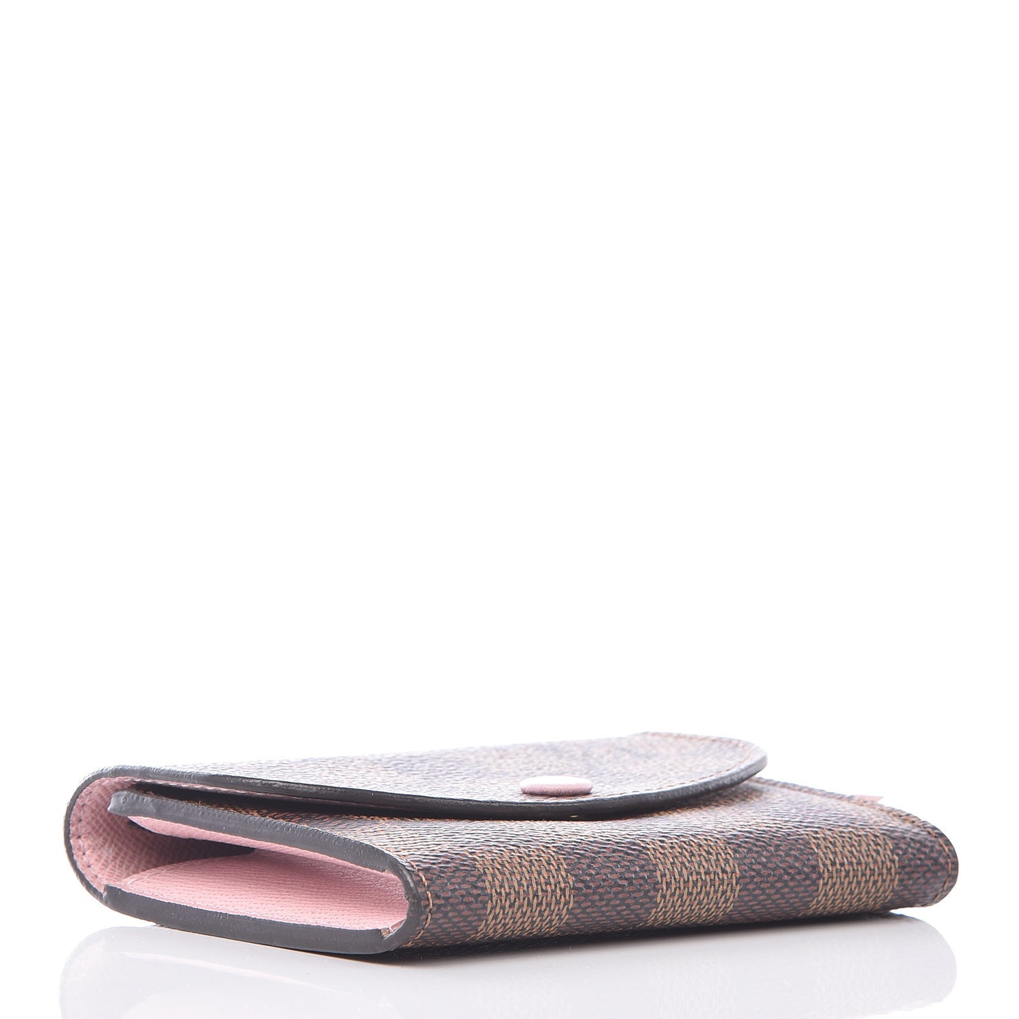 Damier Ebene Rosalie Coin Purse Rose Ballerine