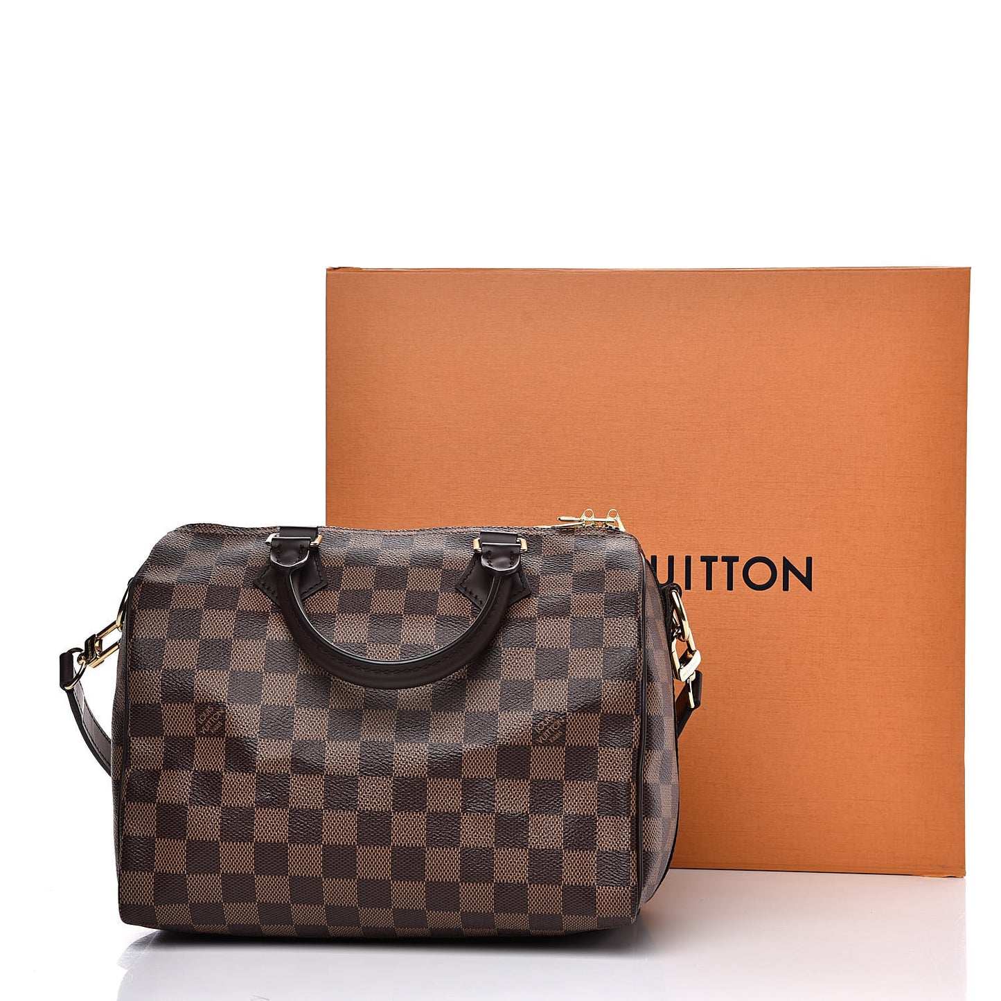Damier Ebene Speedy Bandouliere 25