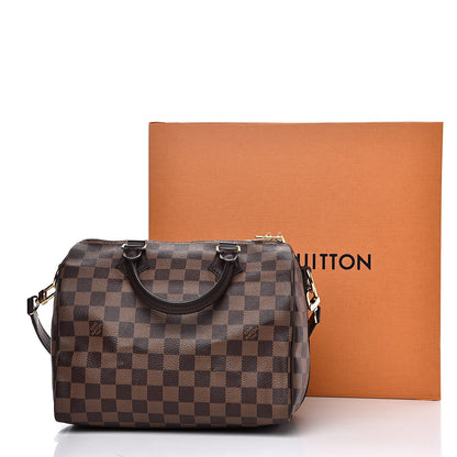 Louis Vuitton Damier Ebene Speedy Bandouliere 25 11 of 11