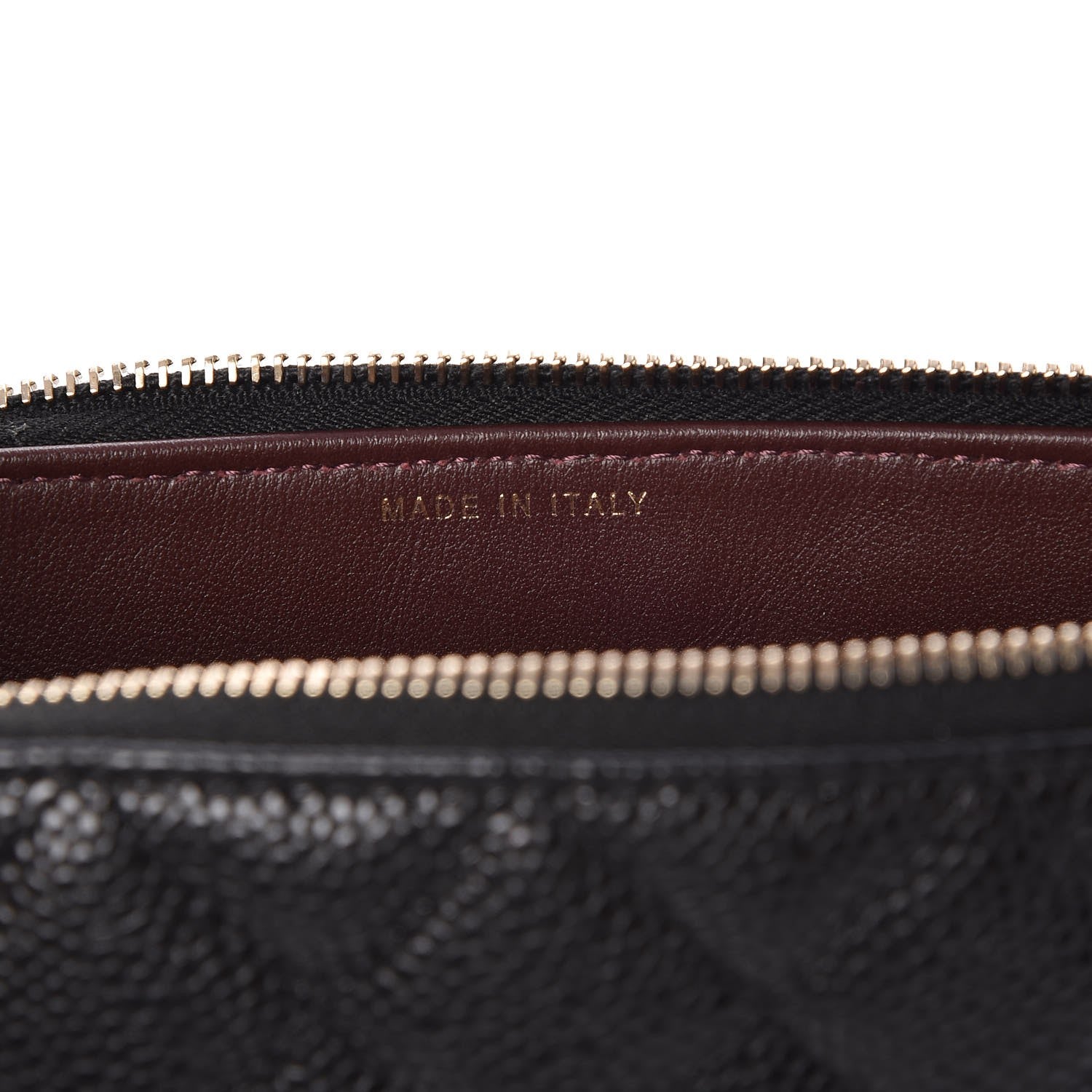 Chanel Caviar Quilted Large Zipped Clutch Black 6 of 9