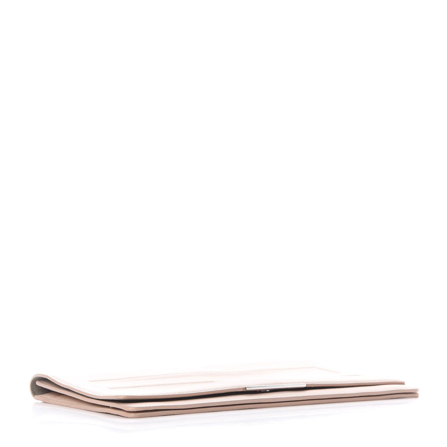 Fendi Vitello Flamingo Tube Macro Clutch Camelia 3 of 9