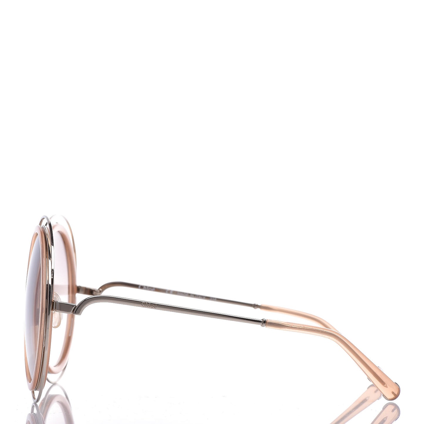 Oversized Round Carlina Sunglasses CE120S Peach Pink