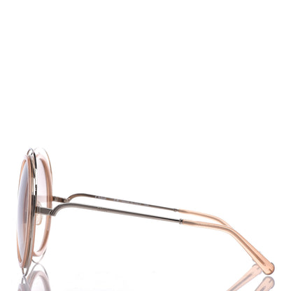 Chloe Oversized Round Carlina Sunglasses CE120S Peach Pink 2 of 8