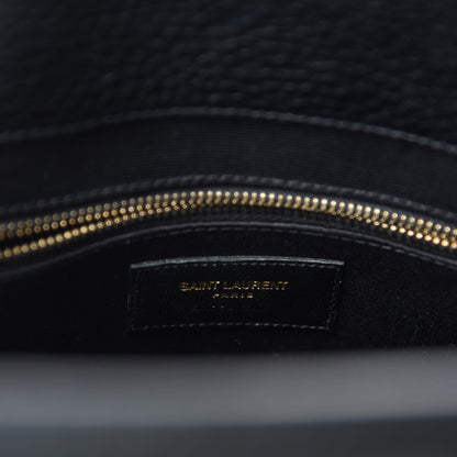 Saint Laurent Grained Calfskin Large Sac De Jour Carryall Black 8 of 10