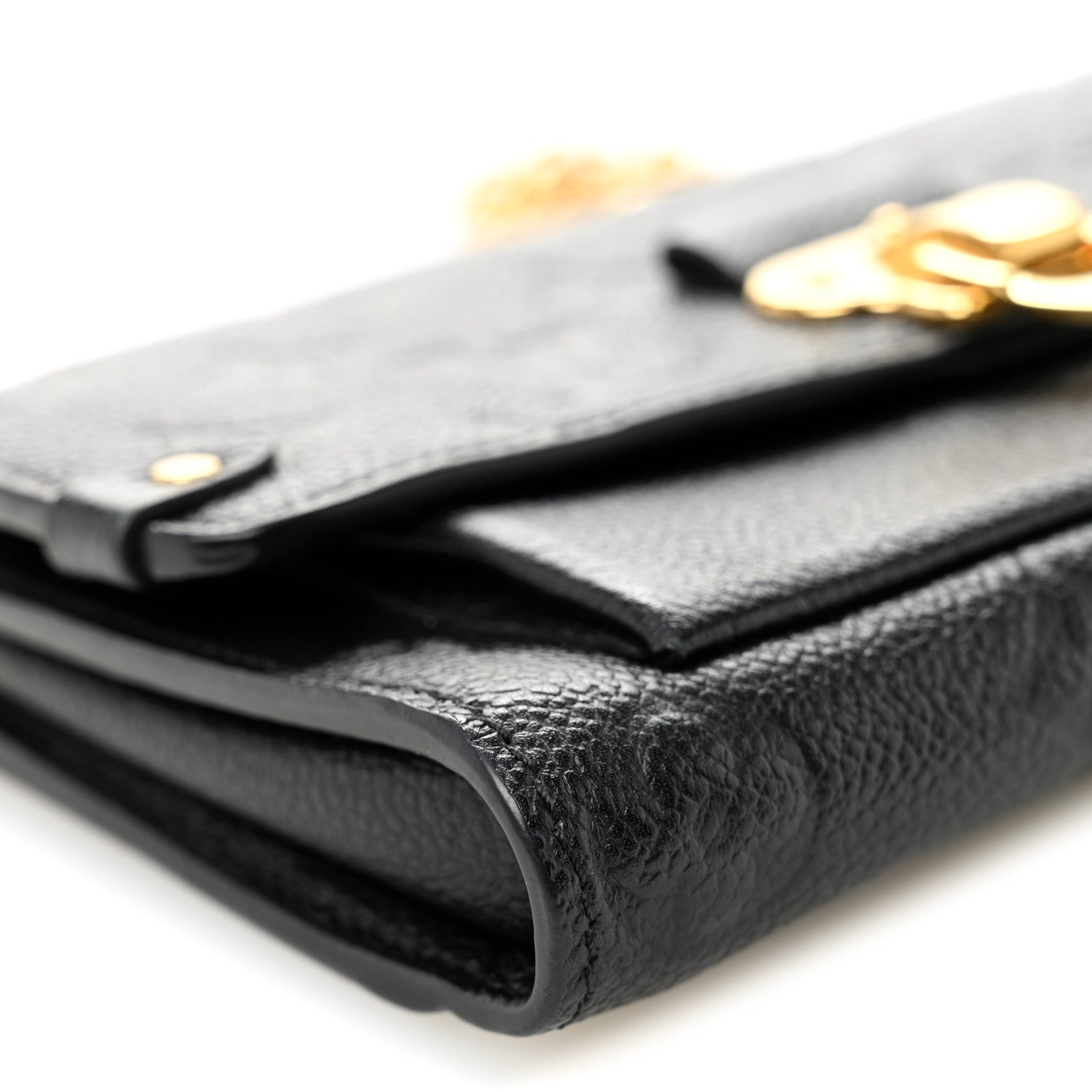 Louis Vuitton Empreinte Vavin Chain Wallet Black 9 of 10