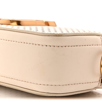 Marc Jacobs Perforated Calfskin Small Snapshot Camera Bag Tapioca 10 of 11