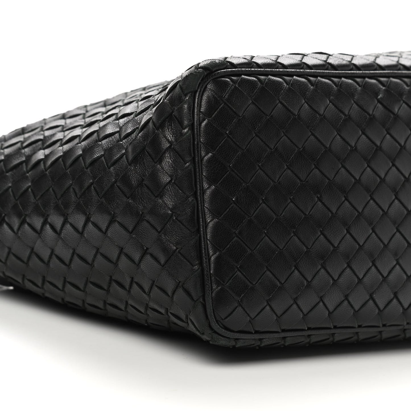 Nappa Intrecciato Small Shoulder Bag Black